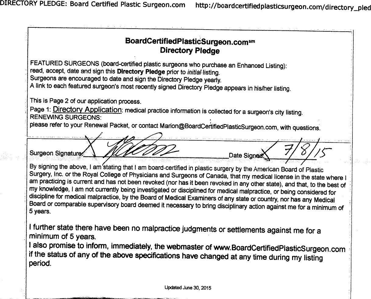 Top Miami FL Board Certified Plastic Surgeons Florida Board Certified